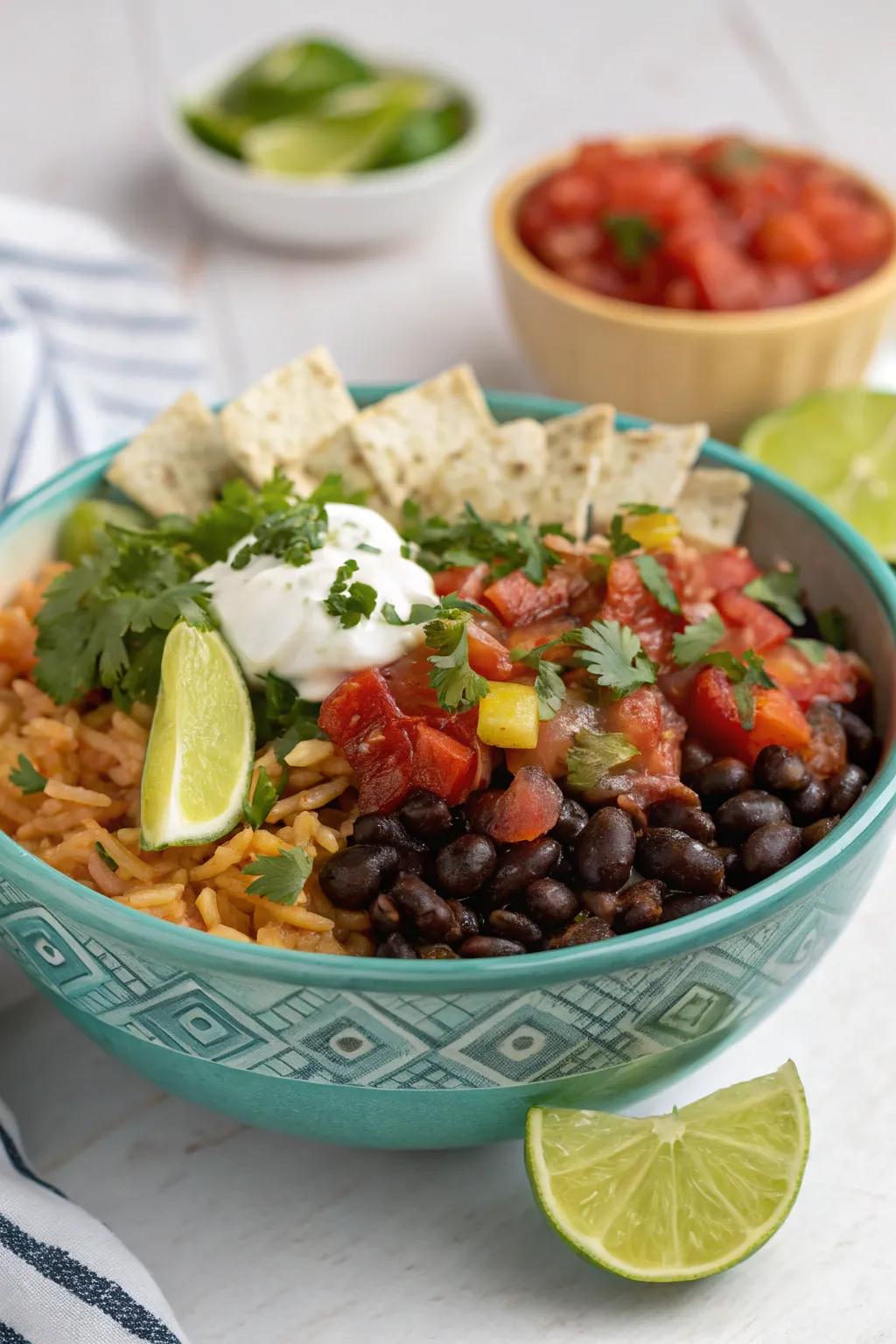 Brighten your morning with a Southwestern grain bowl.
