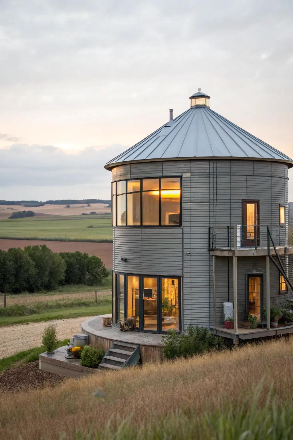 An innovative tower residence with a blend of industrial design and modern comfort.