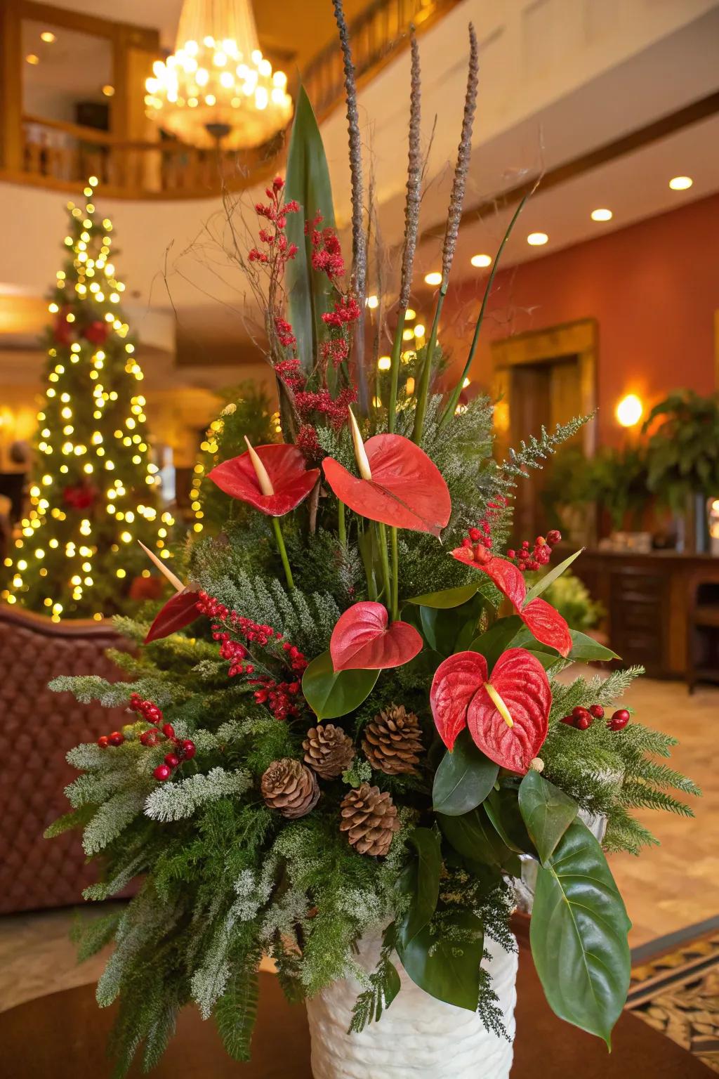 Exotic twist with a burst of color.