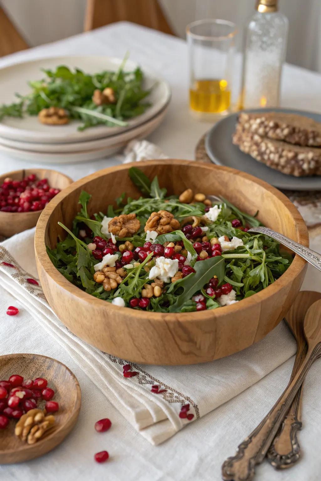 A vibrant pomegranate salad perfect for the holidays.