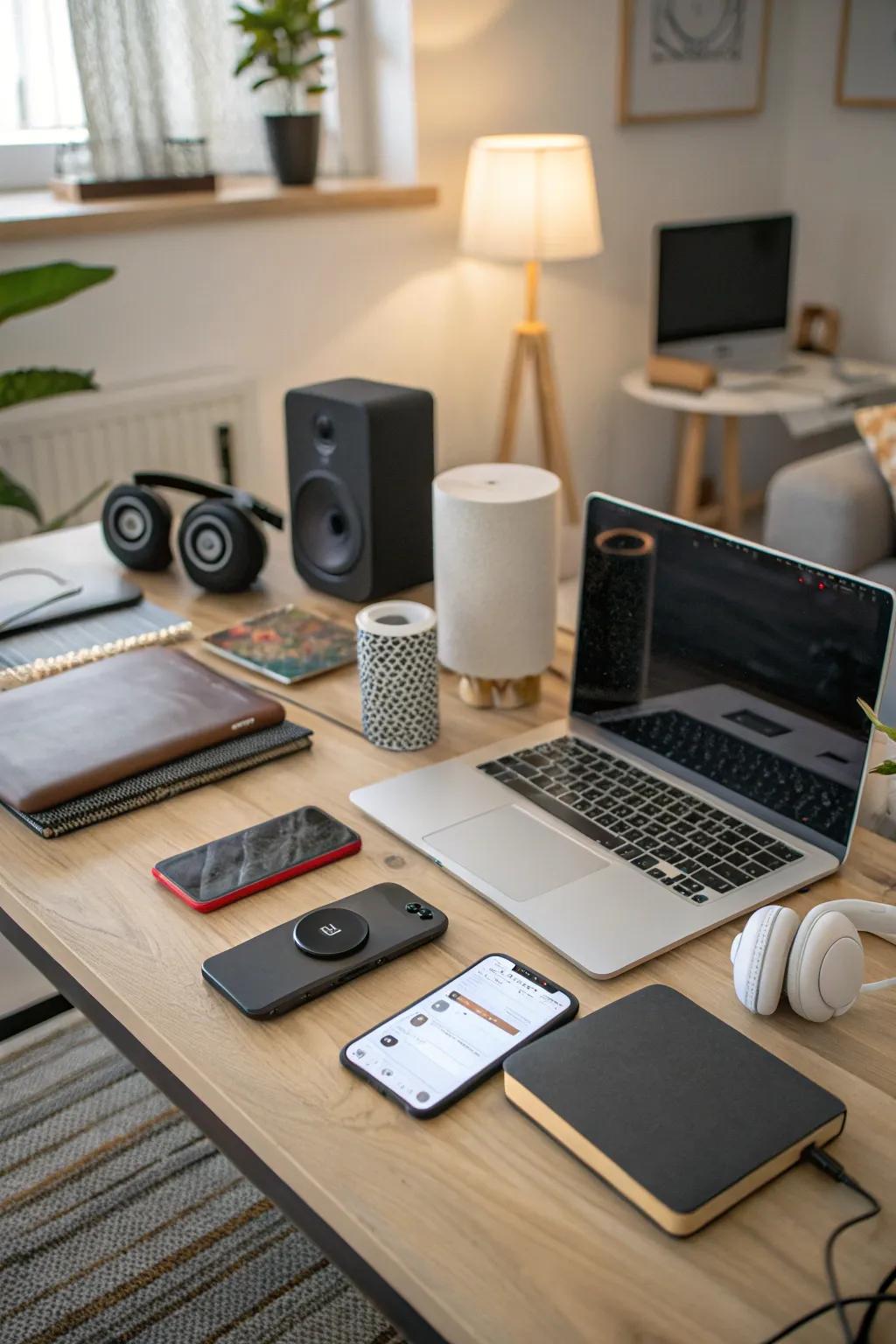 Technology devices improve both functionality and style.