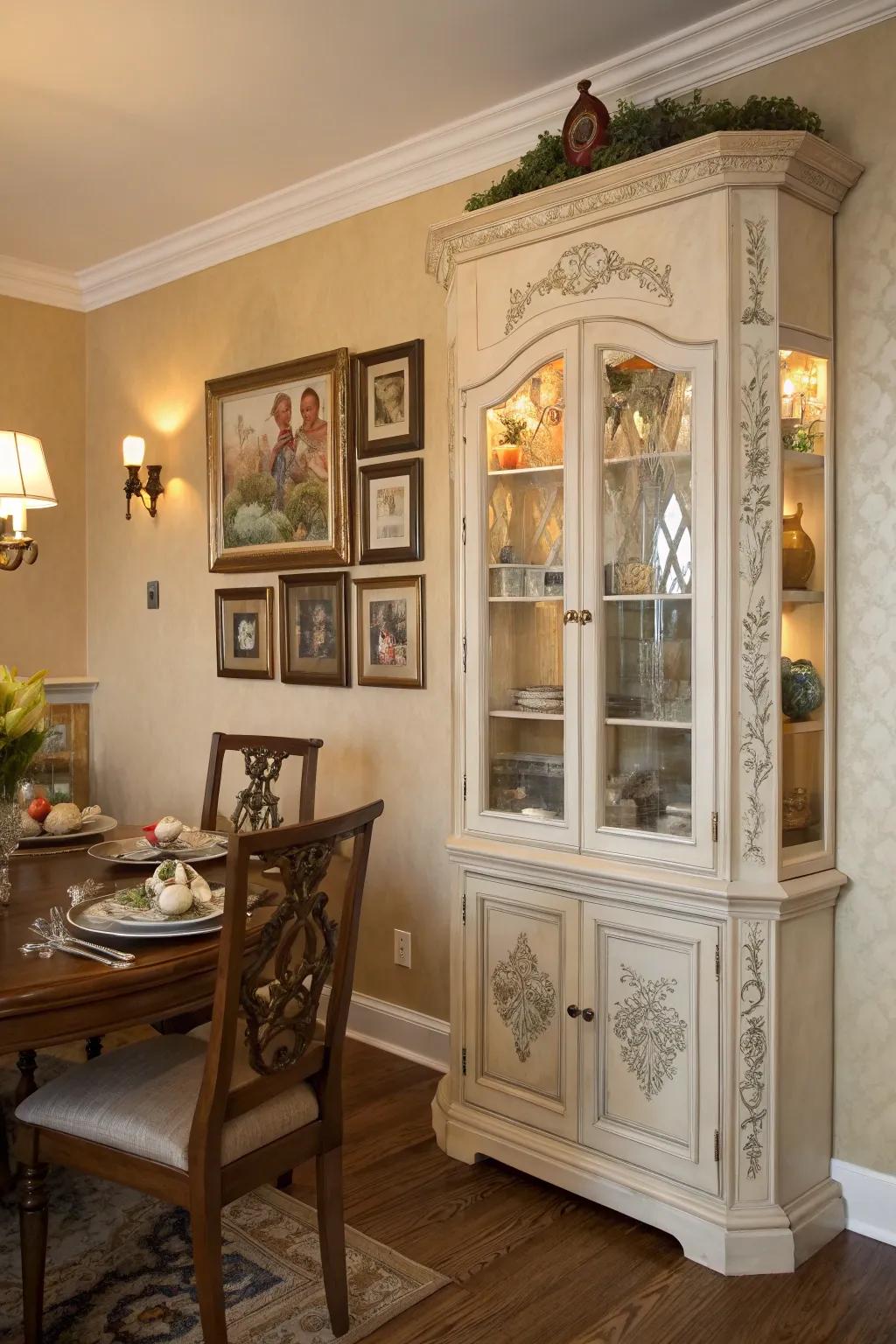 Showcase yourself with a custom-designed cabinet.