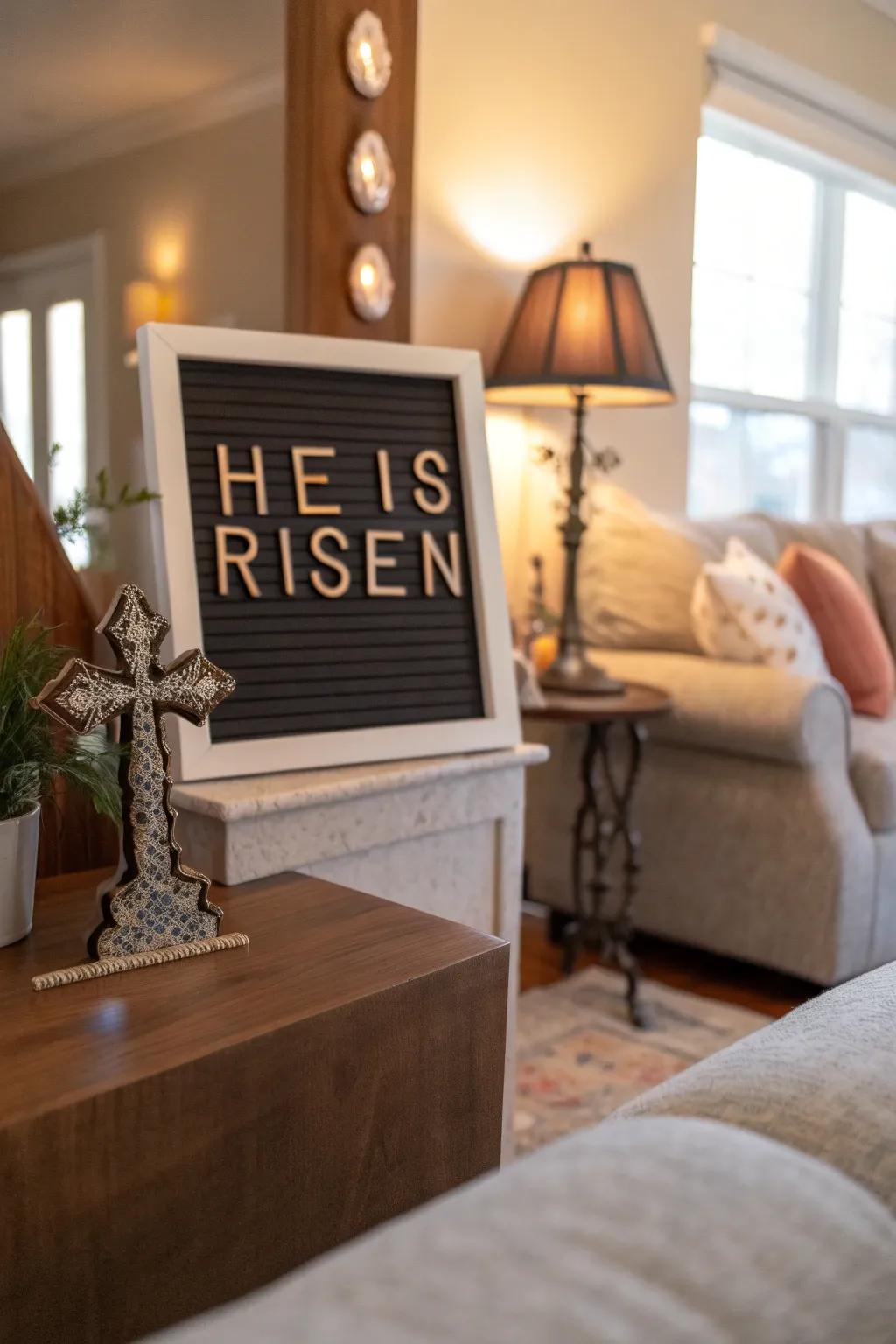 A deep message reflecting the true meaning of this celebration.