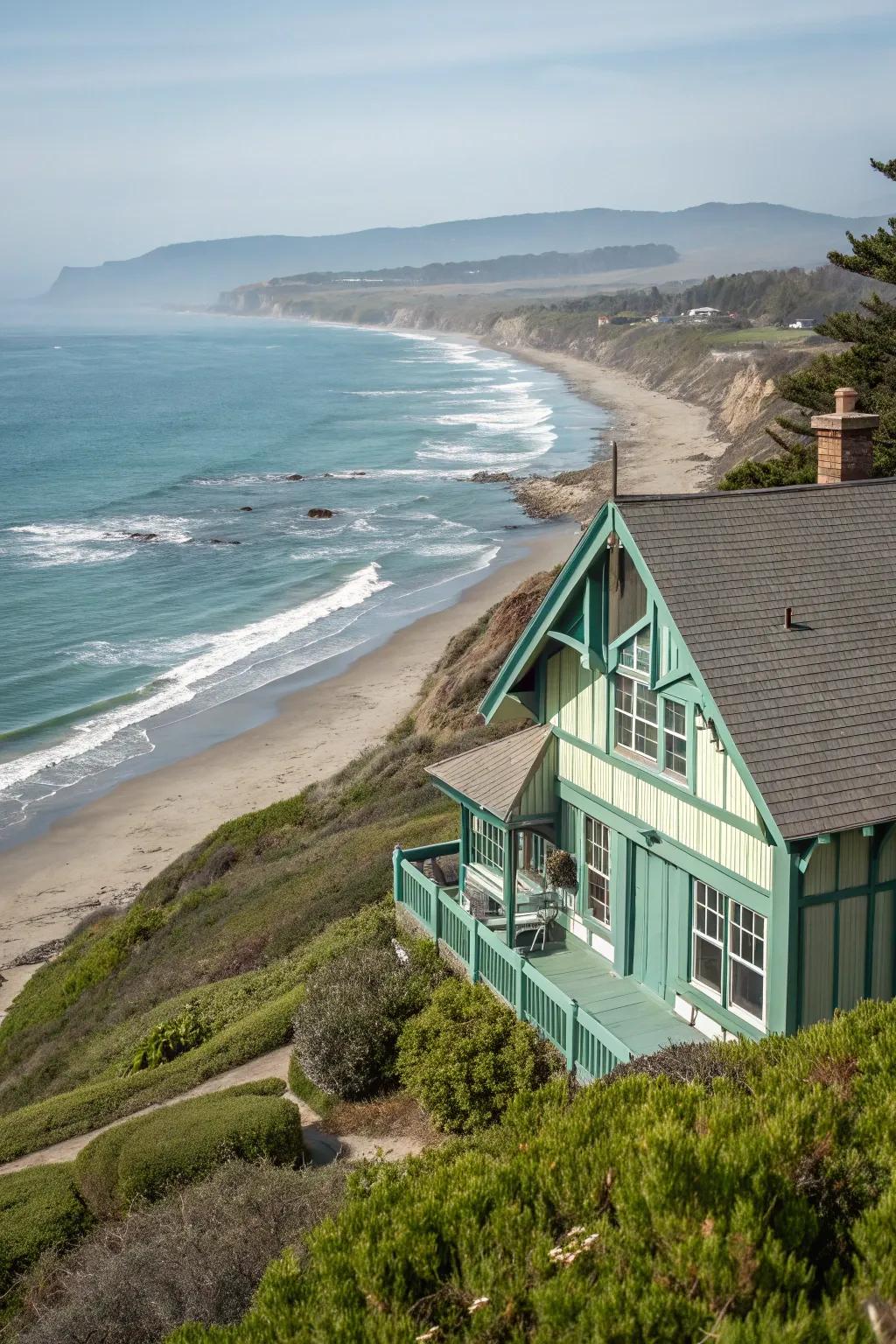 Seaside inspirations can evoke a tranquil seaside atmosphere.