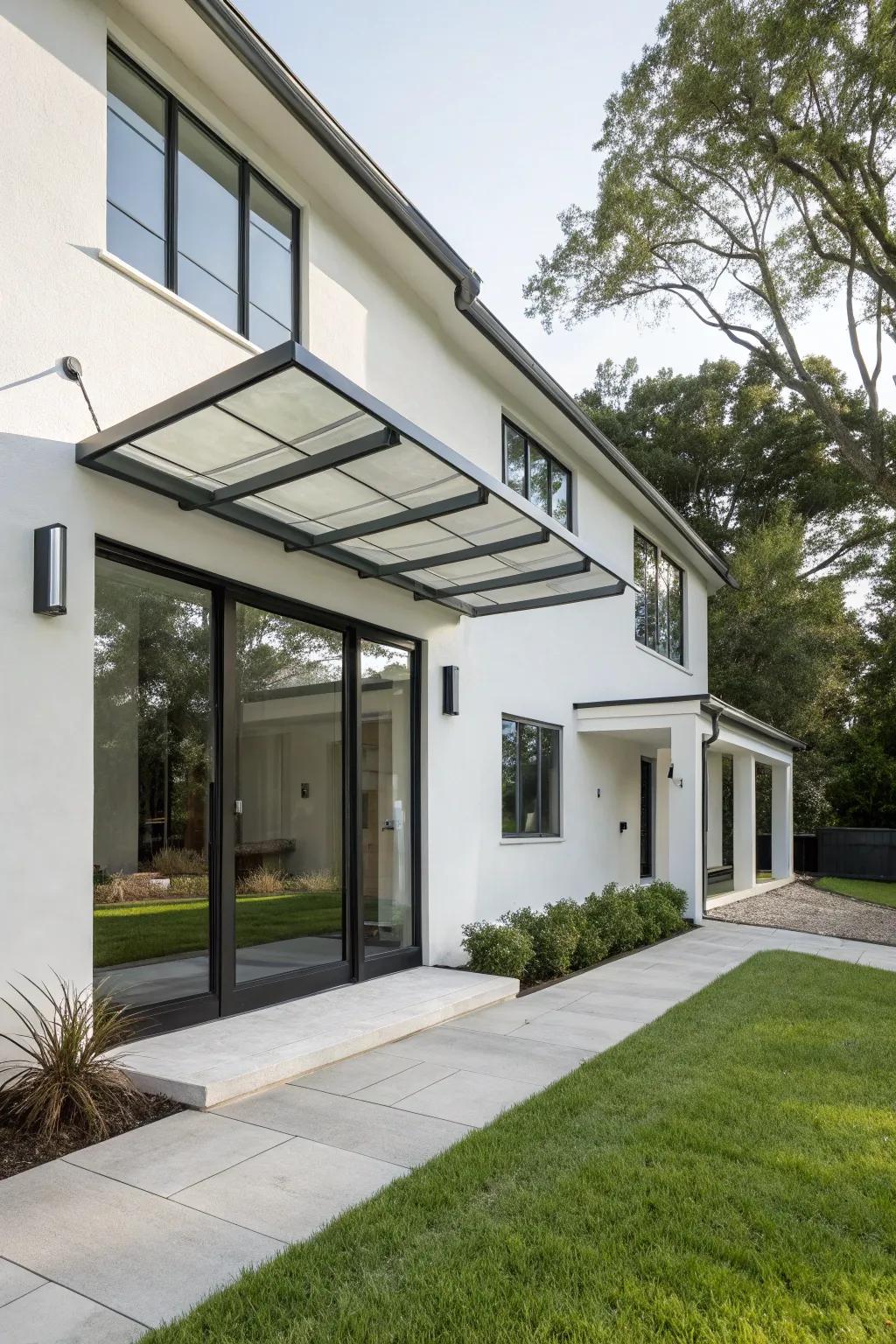 Minimalist metallic frames emphasize simplicity.