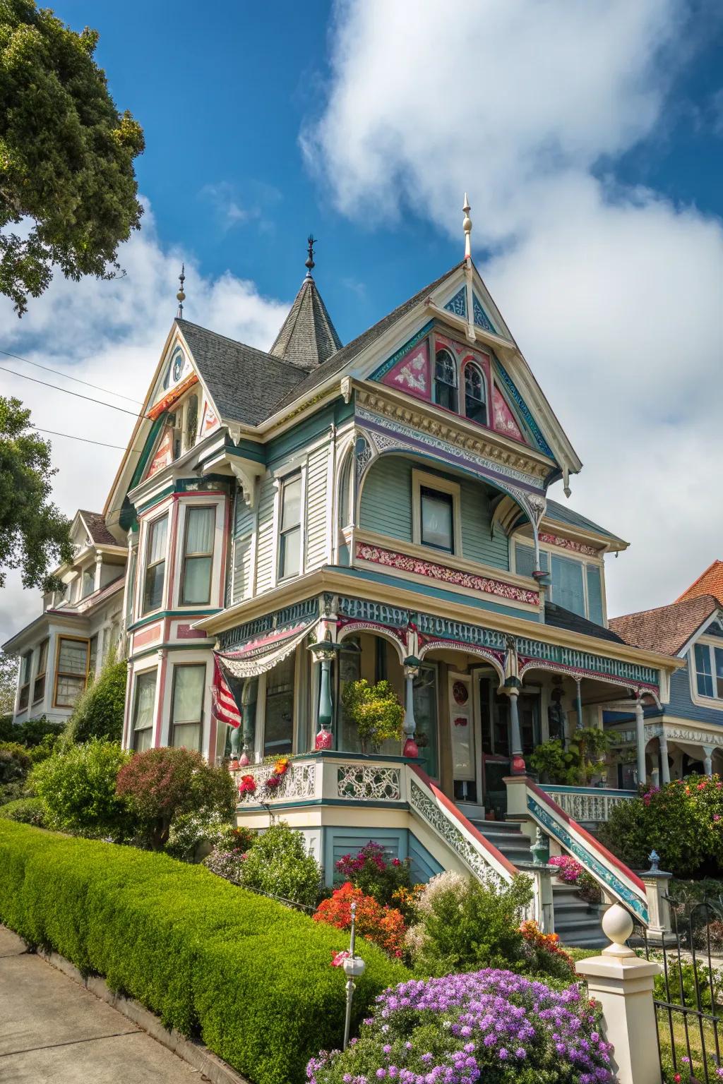 Colorful Victorian peaks bring new life to old styles.