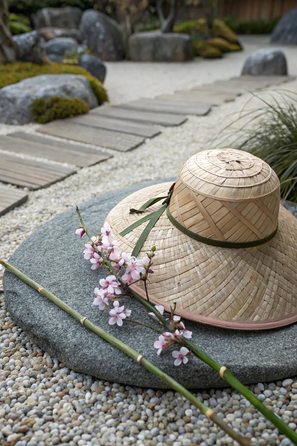 Japanese garden grace featuring a serene and sophisticated pattern.
