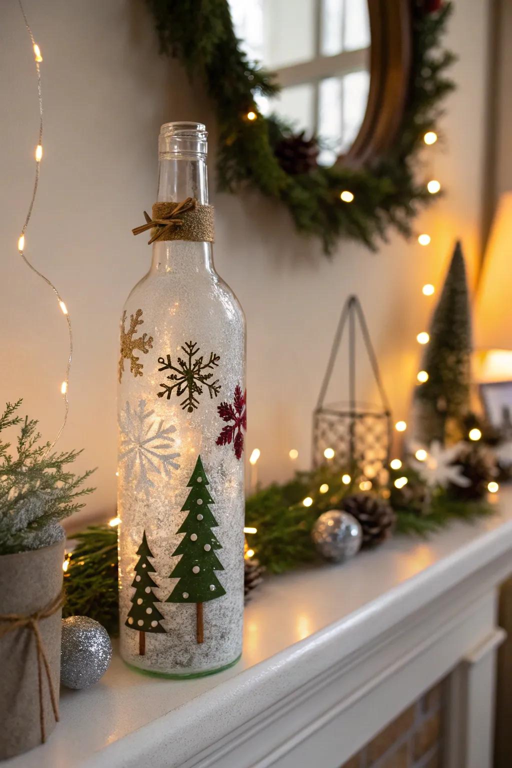 A holiday-themed bottle bringing festive jubilation.