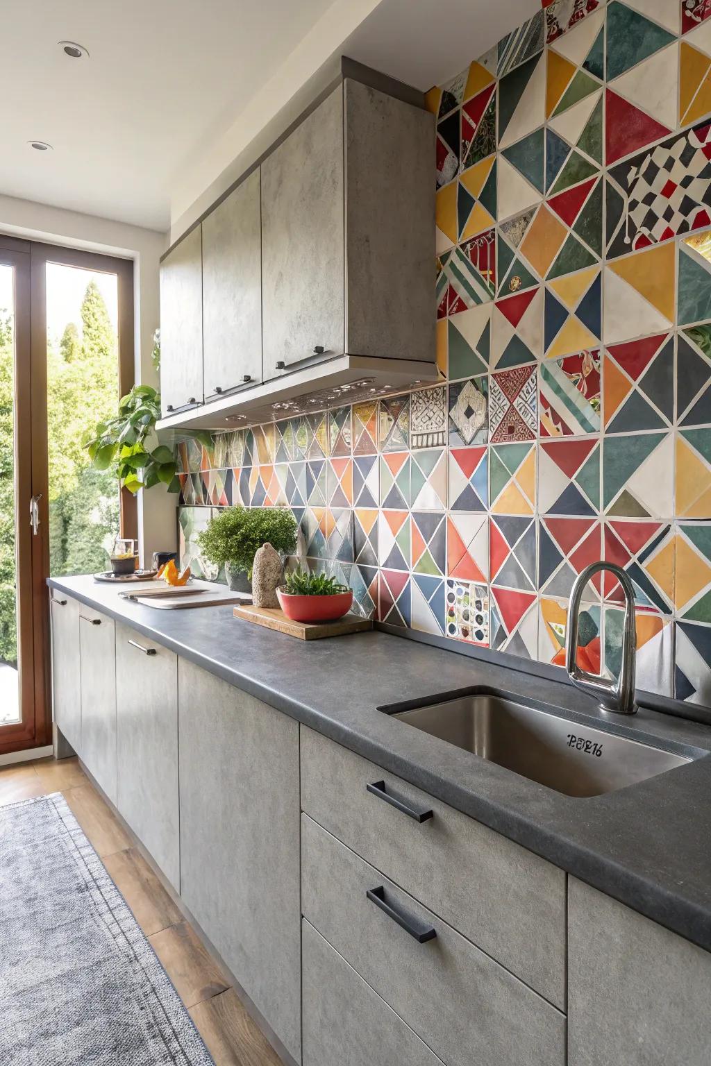 Grey surfaces with a striking geometric splashback.