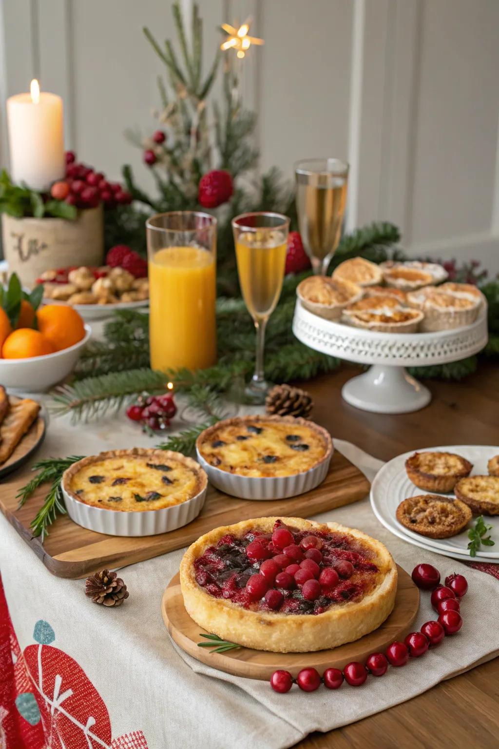 Start the day right with a festive holiday morning feast.