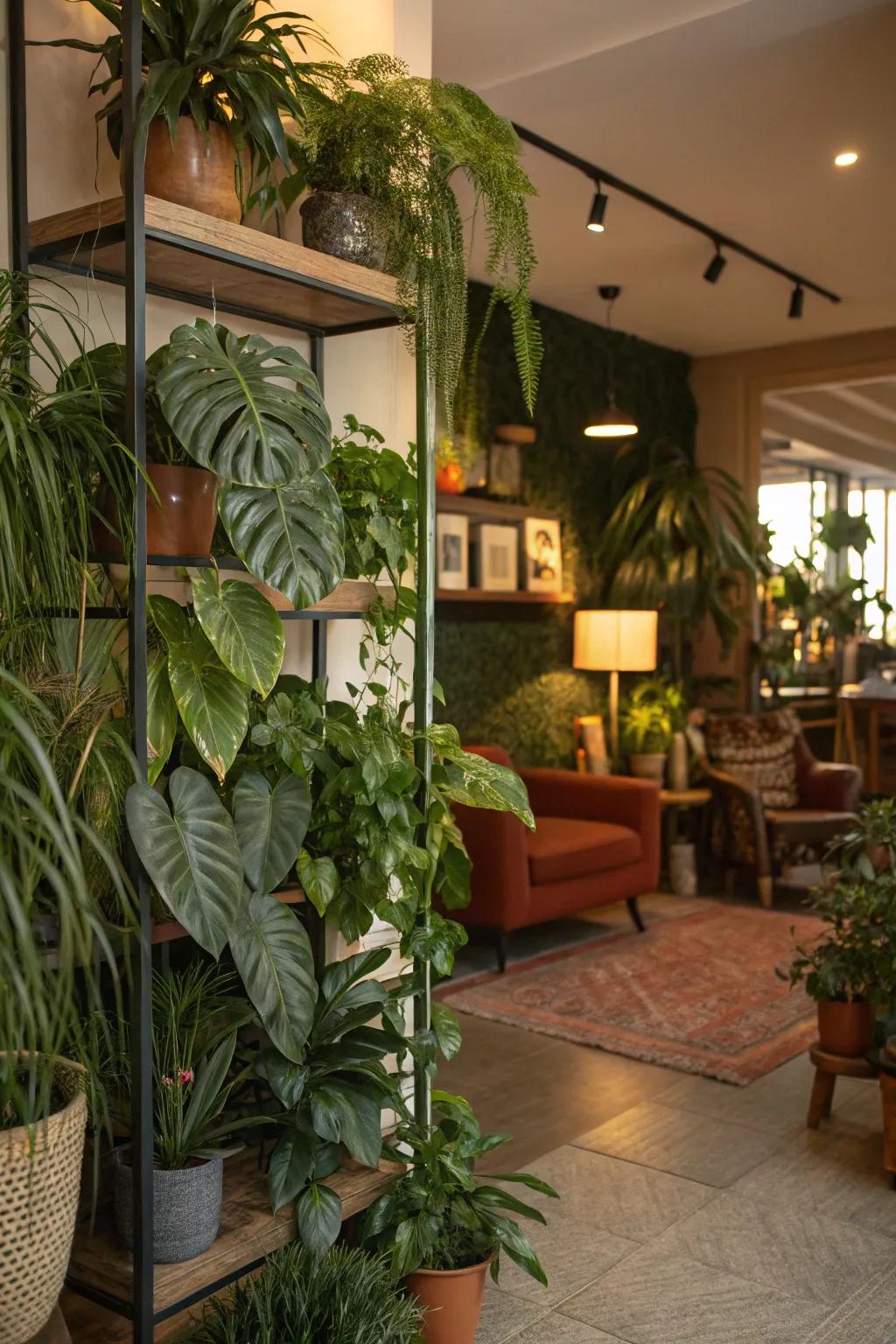 Flora infuses natural splendor and vigor into the area.
