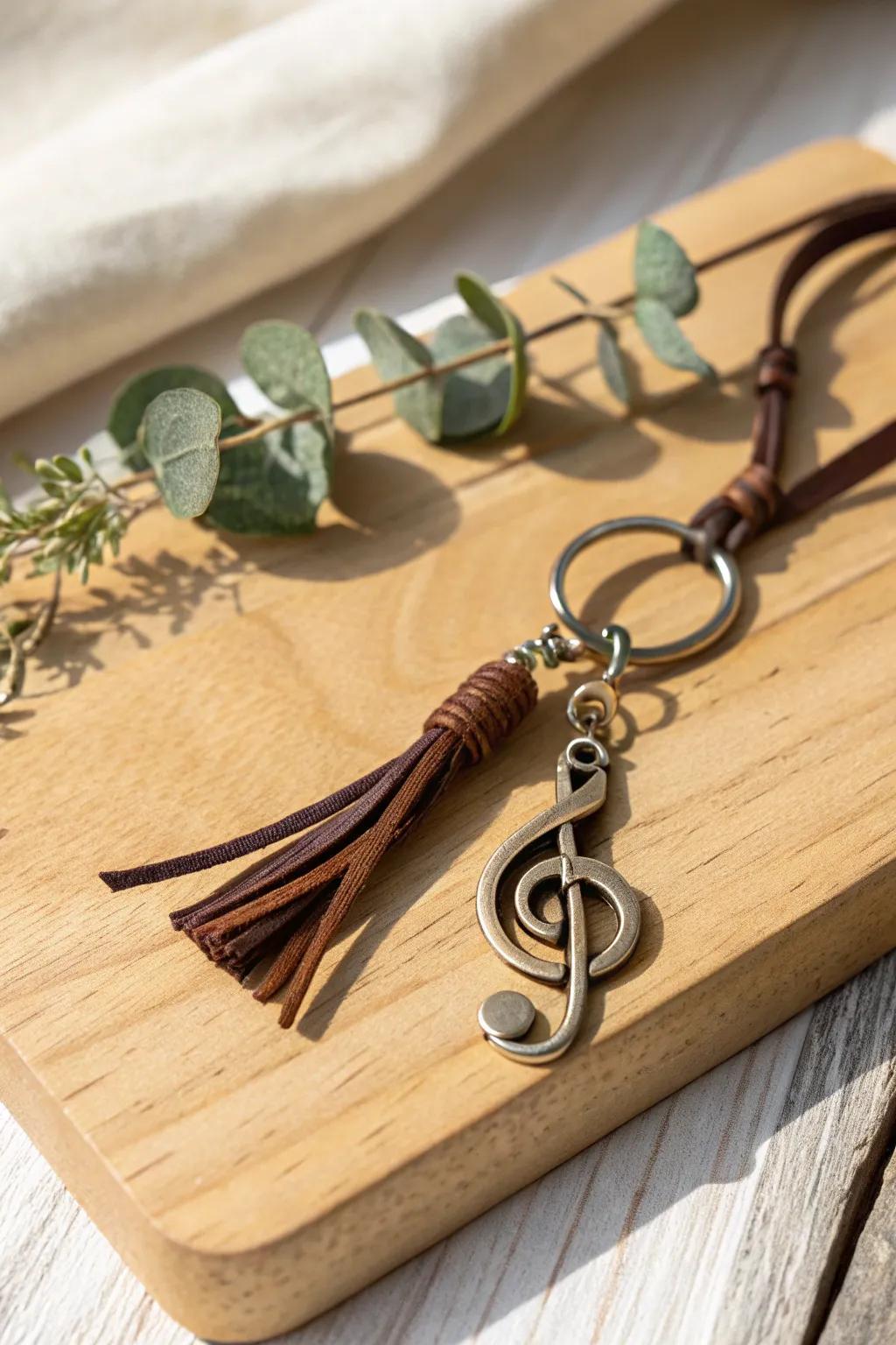 Craft memories into gifts: A personalized fob that speaks to the heart.
