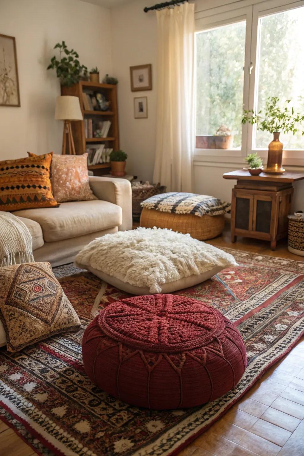 Textural elements provide added warmth and a sense of welcome.