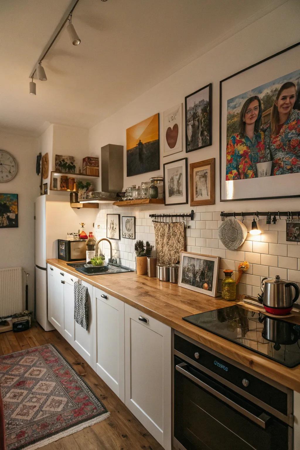 Customized art shows include heat and character to the cooking area.