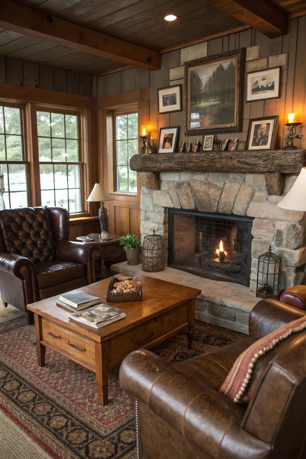 Timeless finds enrich the design with history and appeal.