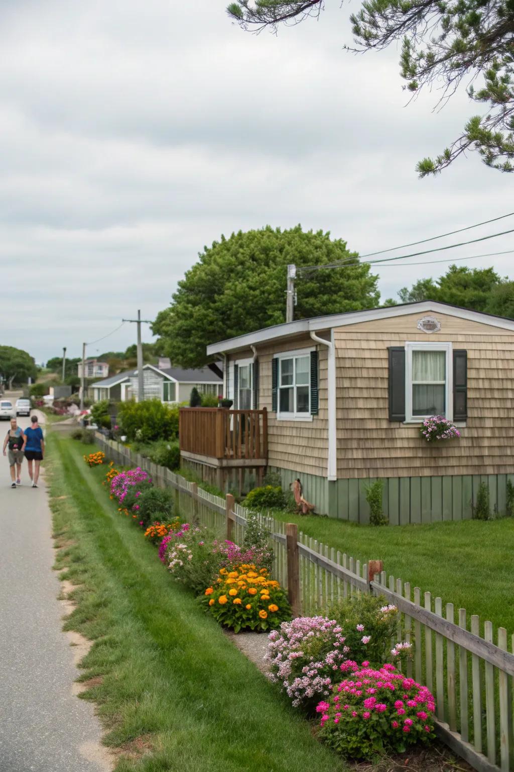 Bestow charm with tile siding.