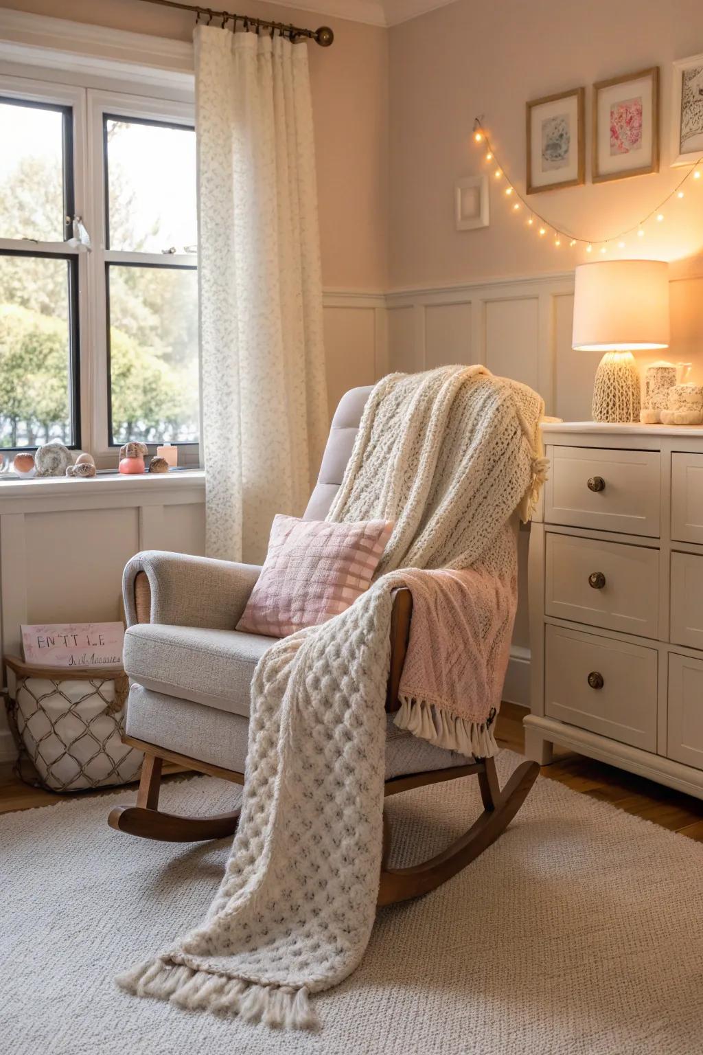 Snug seating spots are primo for bonding.