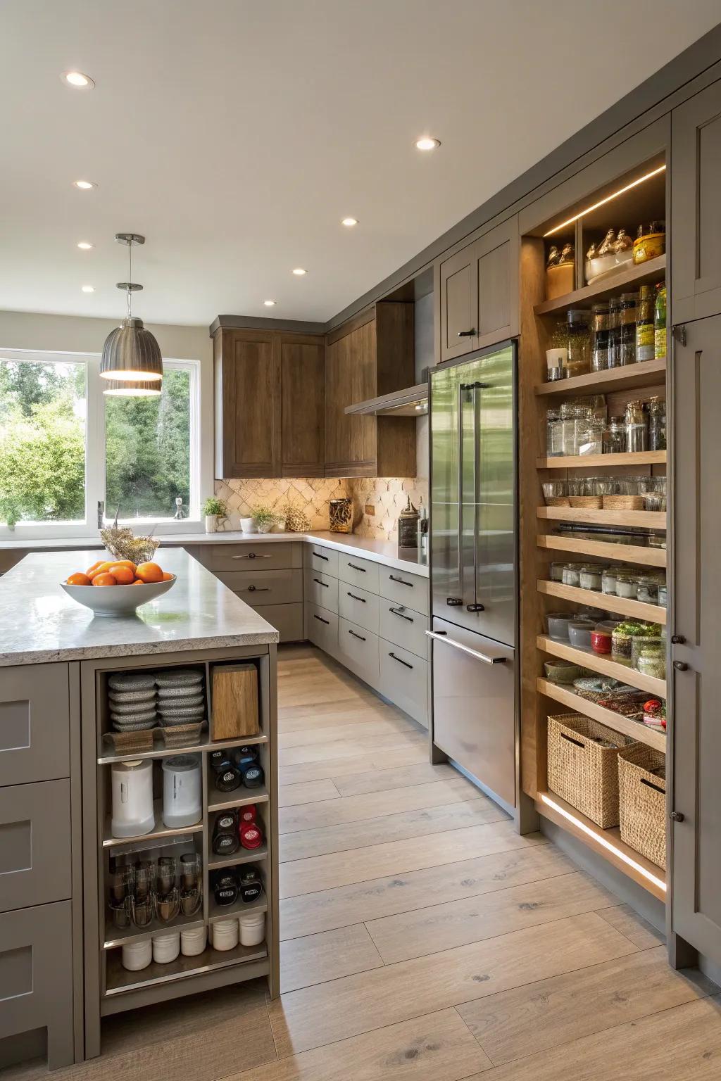 Functional designs combine beauty with practicality.