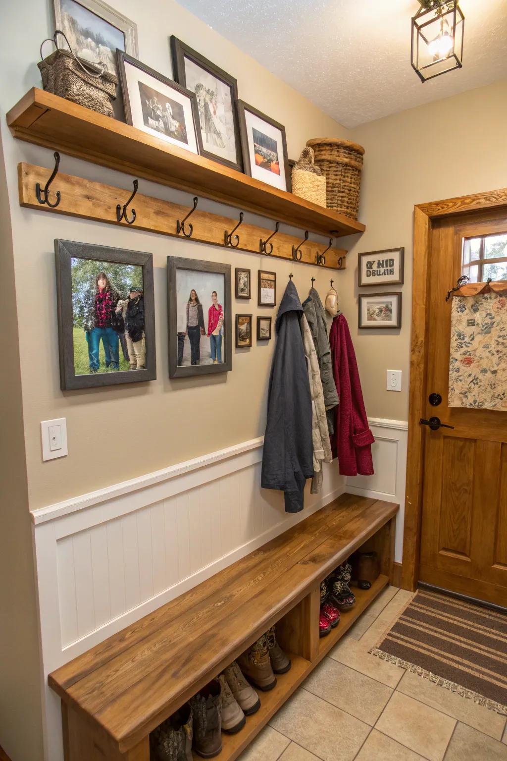 Unique elements make your mudroom distinctively yours.