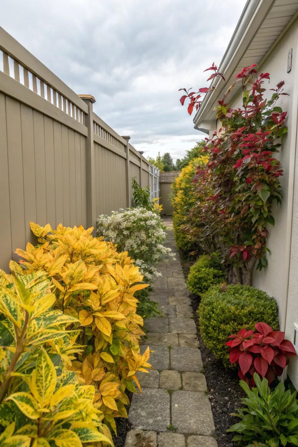 Vivid foliage can enlighten even the shadiest spots.