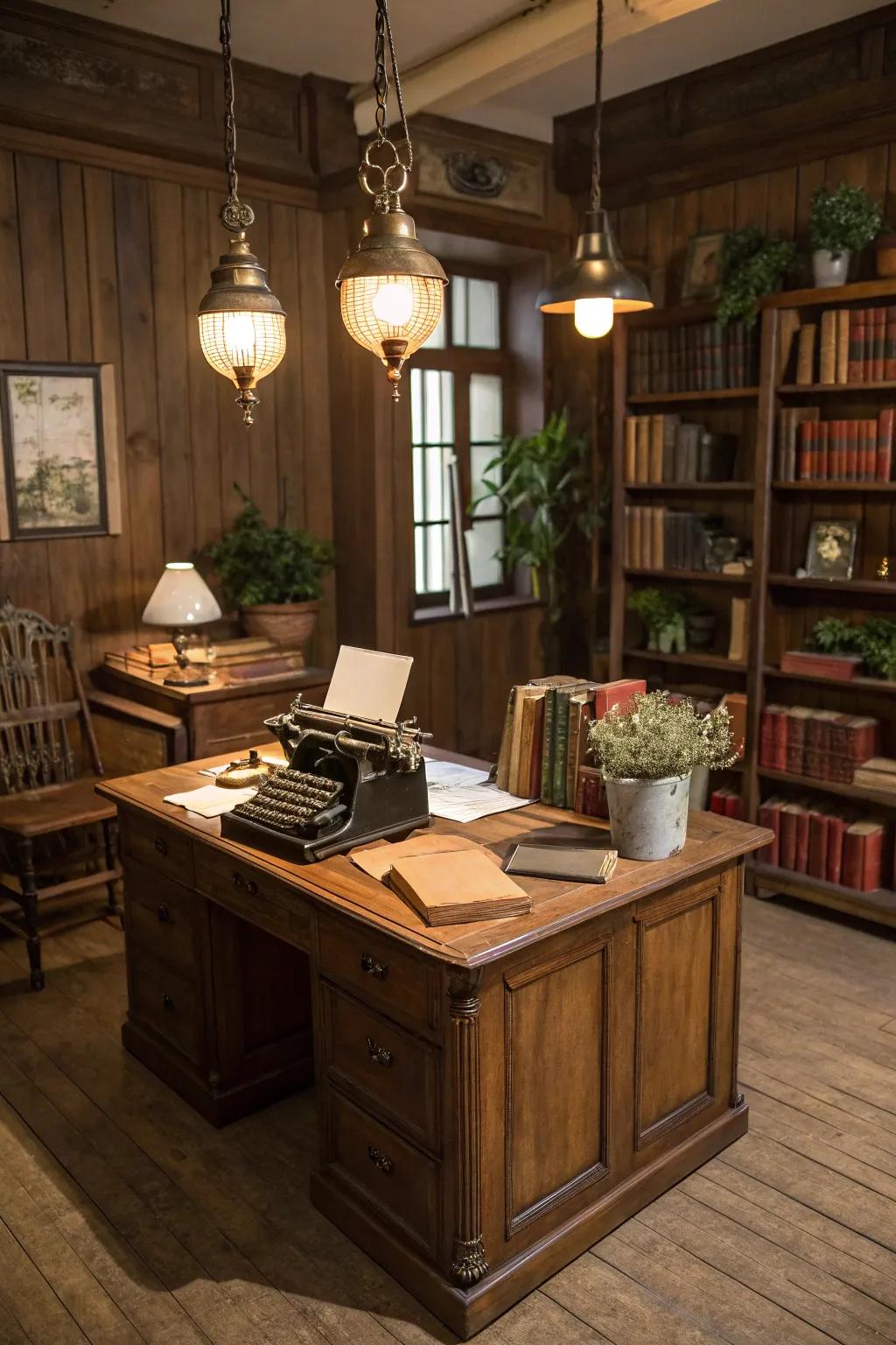 Craft timeless charm with vintage-style hanging lighting.