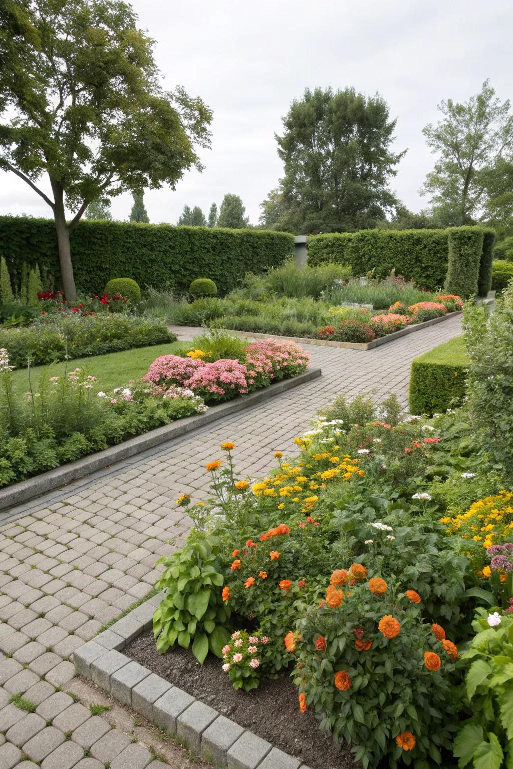 Green paver options support a healthy garden ecosystem.