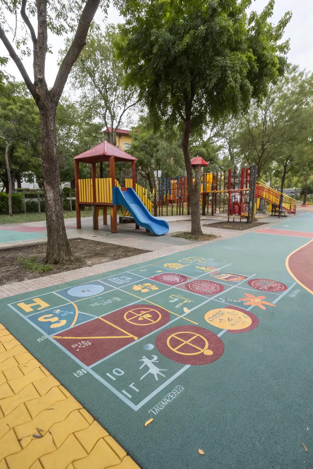 Interactive flooring games bring play to life.