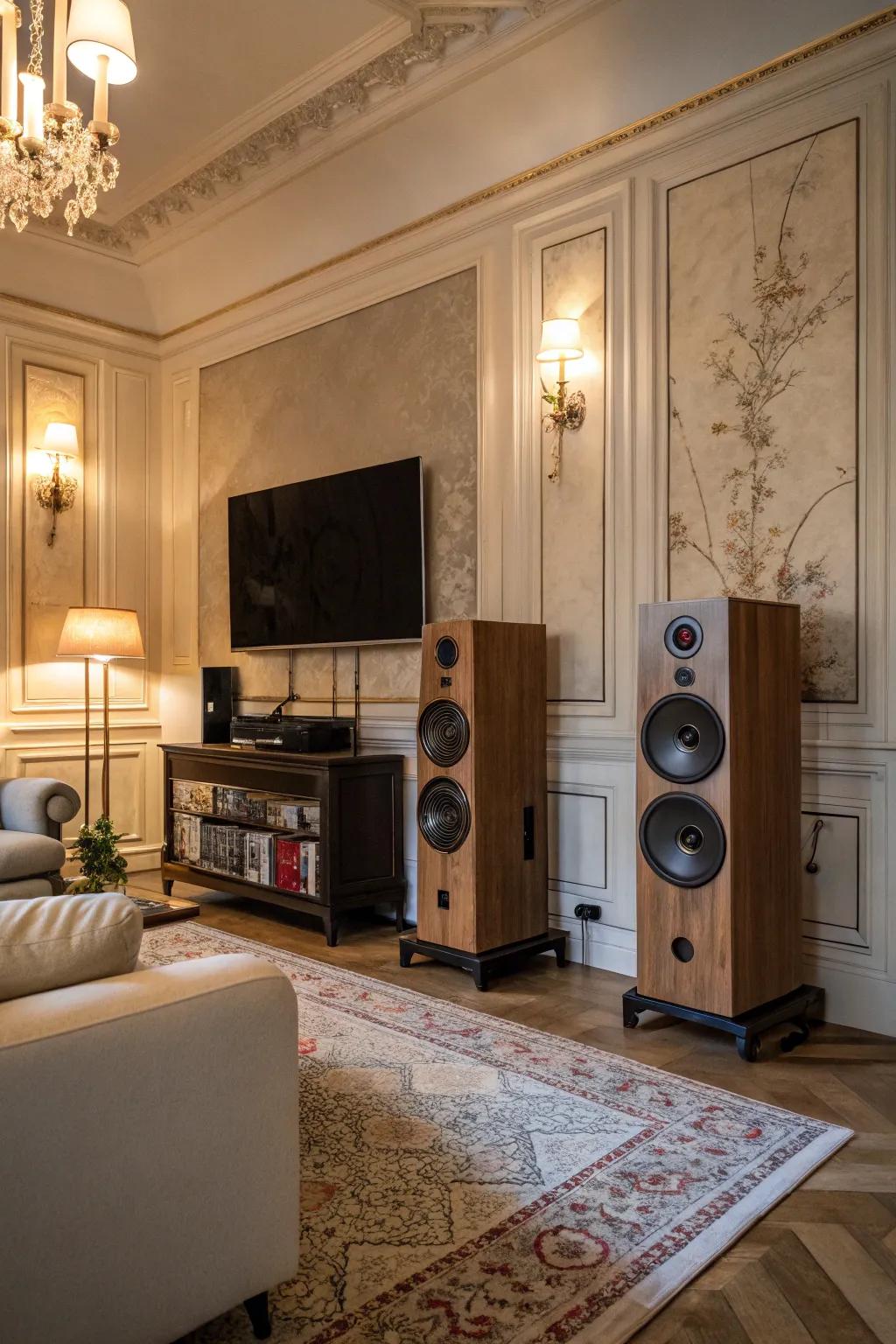 A serene area with soothing soundscapes.