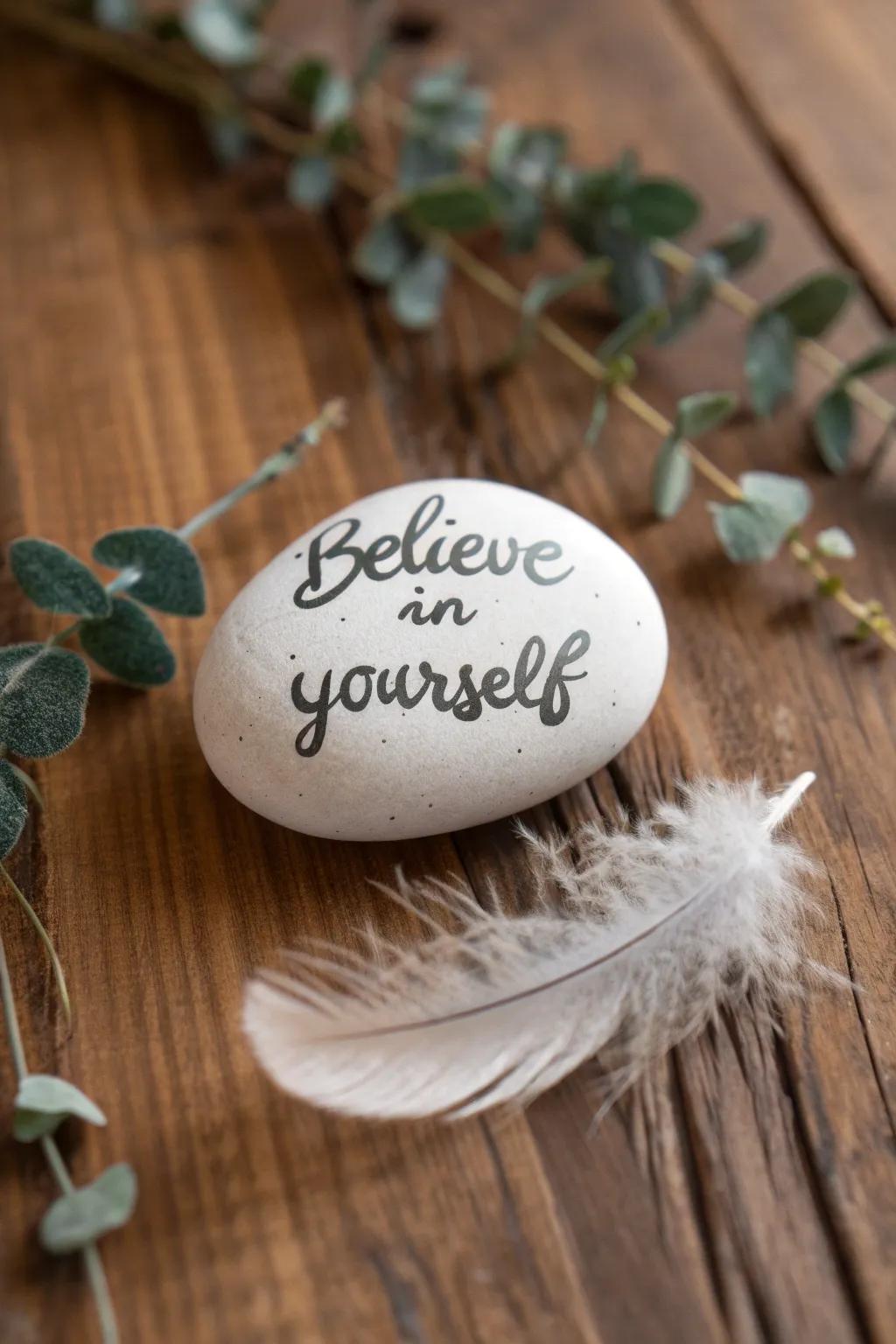 Let this straightforward yet impactful message inspire you daily. #MotivationInNature