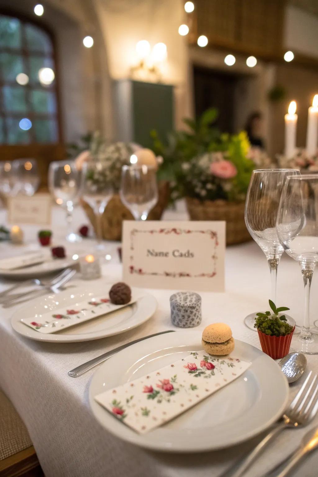 Inventive seating arrangements ensure guests feel honored.