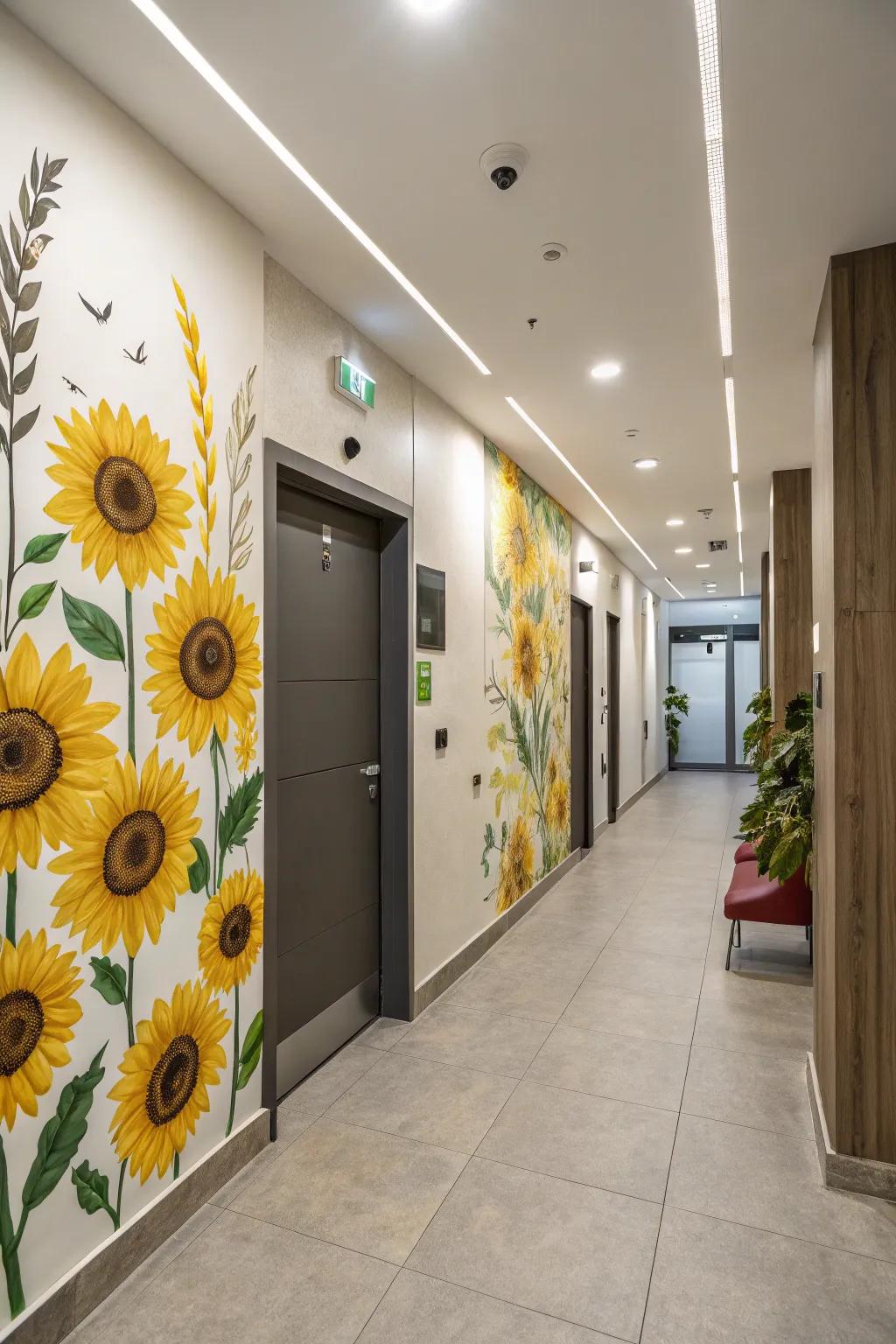 Cheerful sunny bloom wall decor for any home.