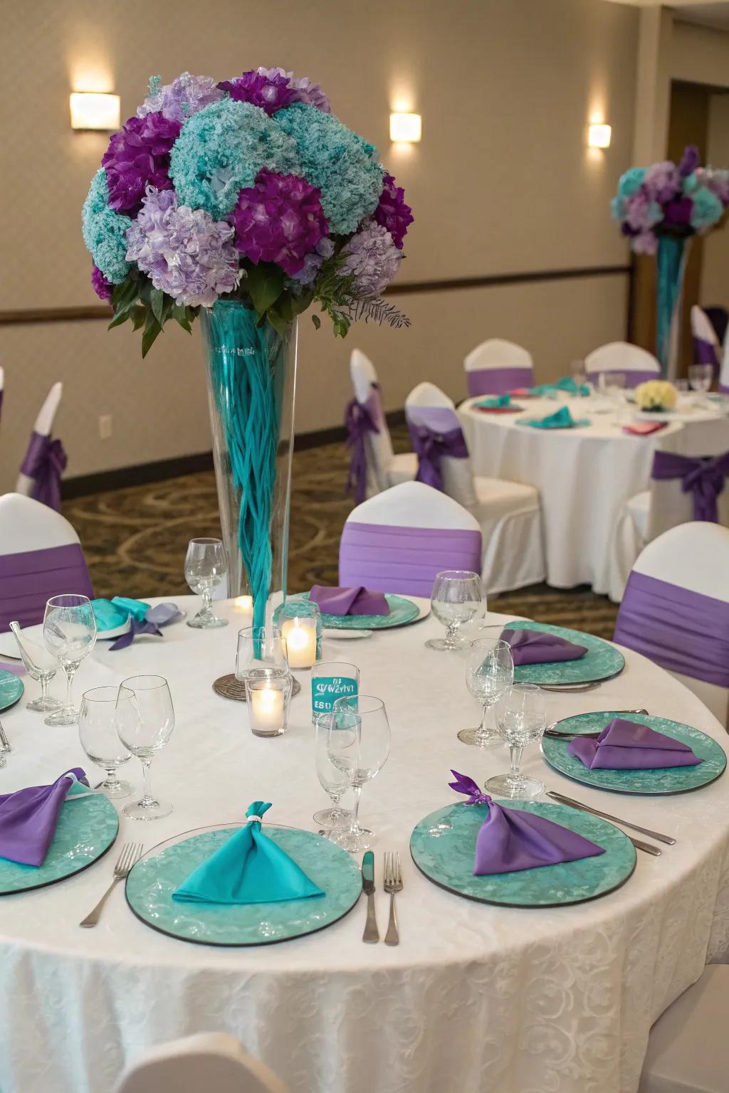 Unforeseen colors create a stunning visual impact.