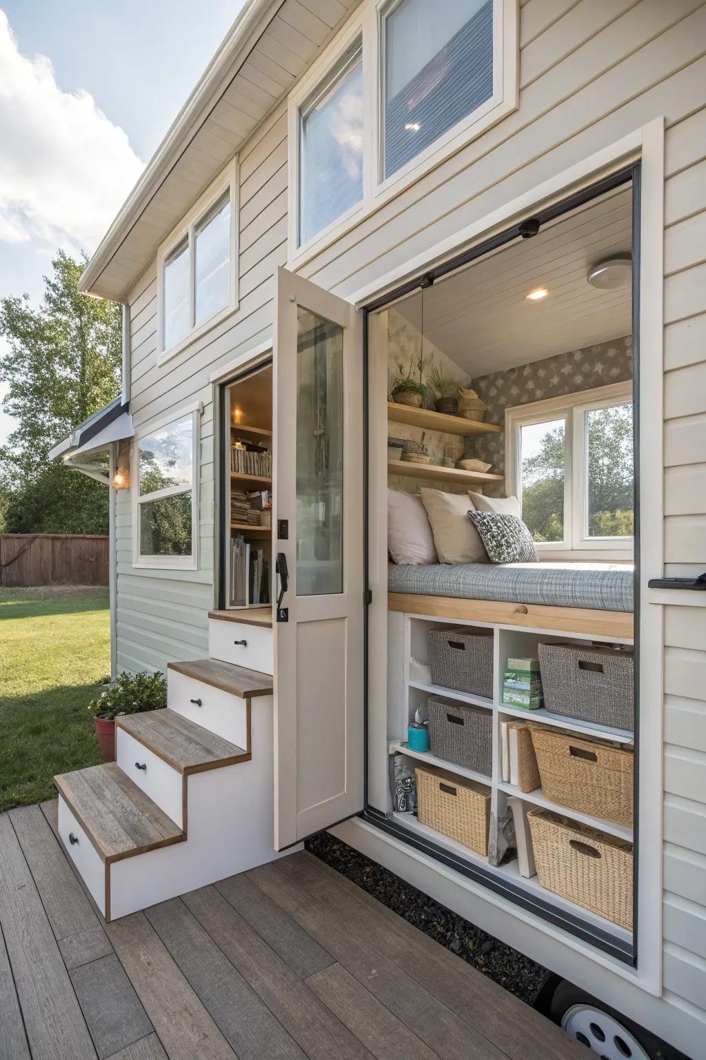 Maximize your area with smart storage.