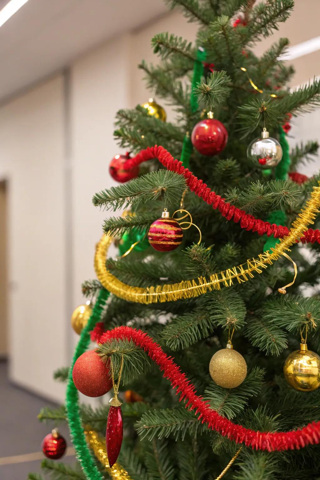 Pipe cleaners deliver a secure substitute to metal fasteners.