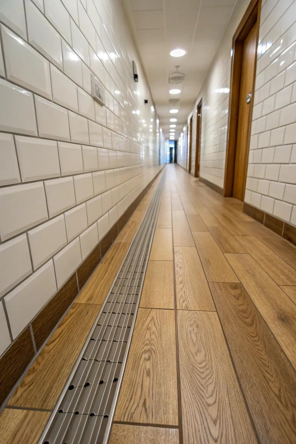 Realize sleek transitions using inset connector systems.