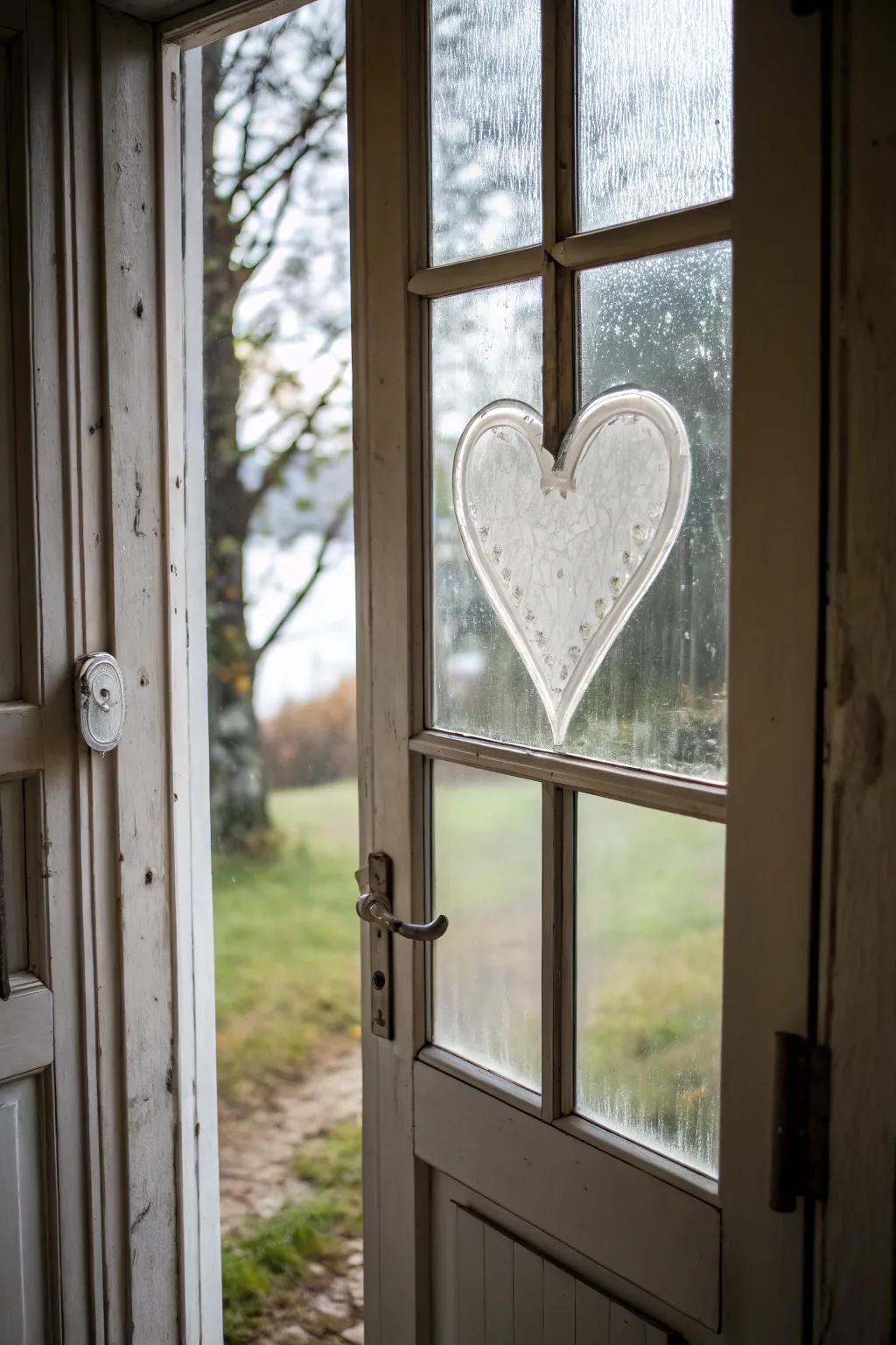 Window adheres offer a simple yet effective way to decorate glass doors.