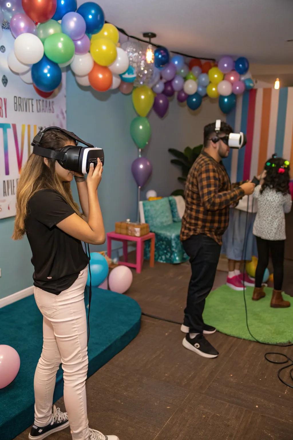 VR gives a peek into futuristic entertainment.
