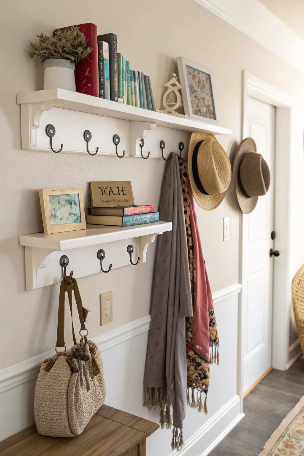 Functional decor blends style and practicality.