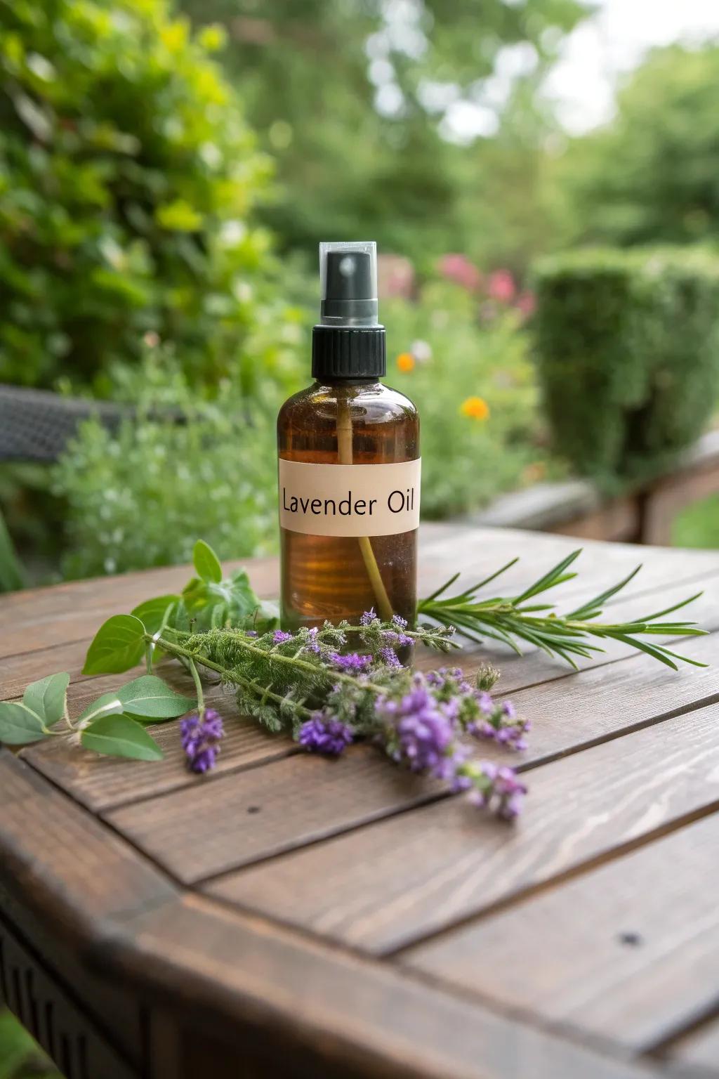 Keep bugs at bay with lavender concentrate.
