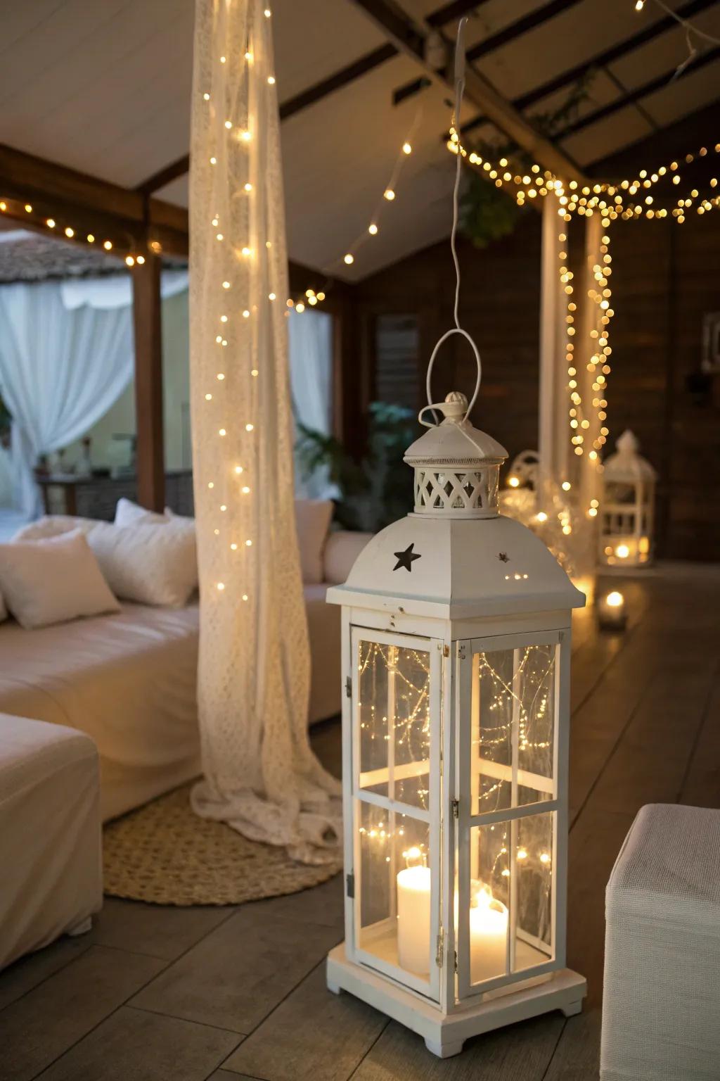 Ivory lights that light up your festive evenings.