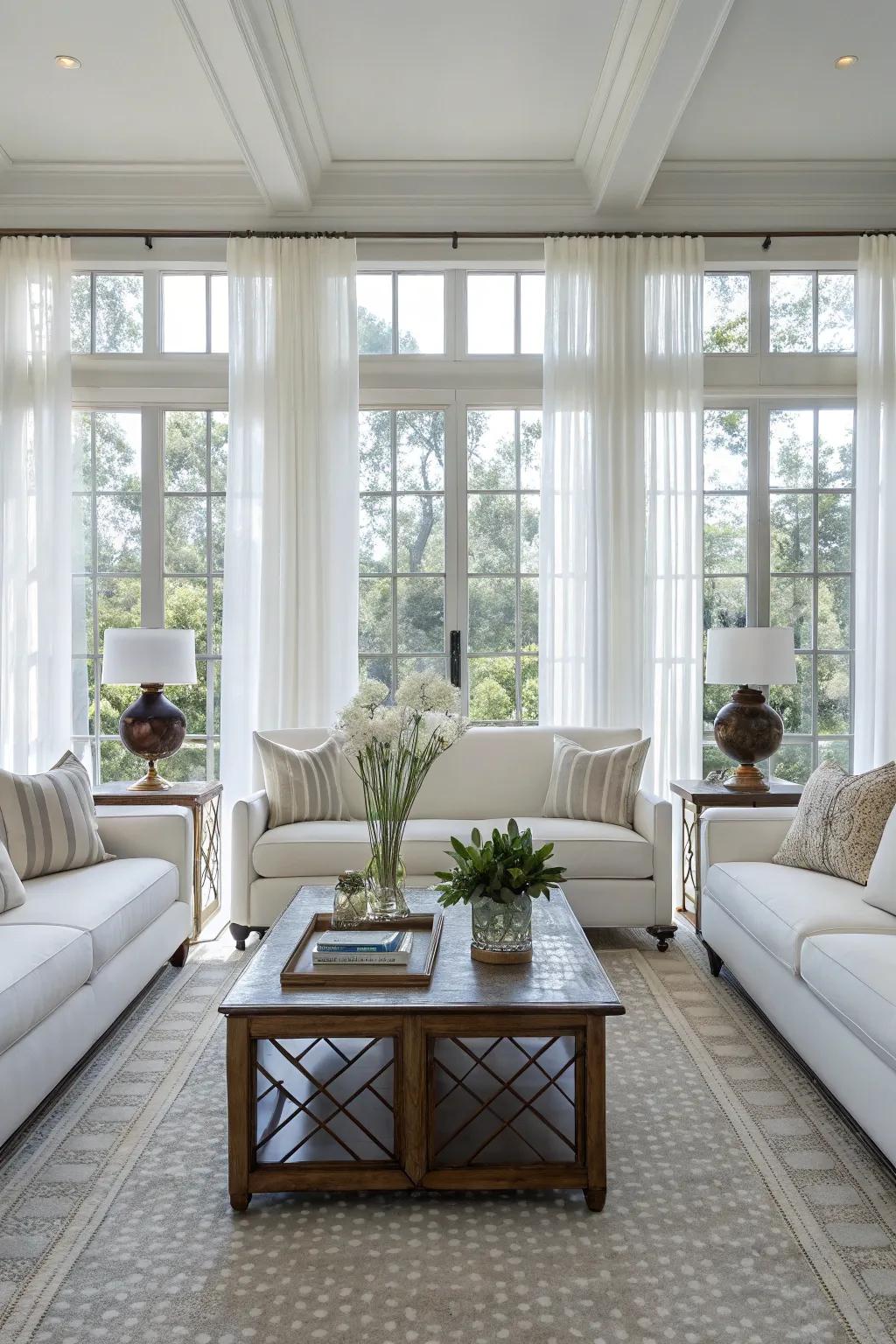 Balance brings stability and harmony to a white space.