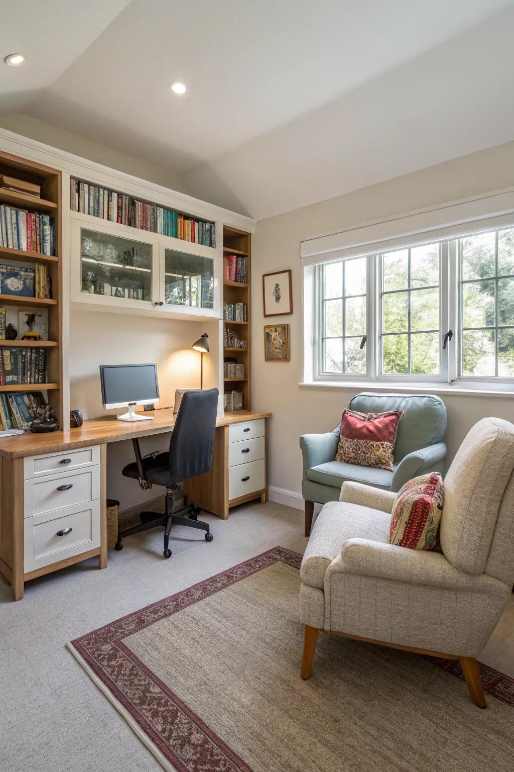 Task zones designed for task efficiency and productivity.