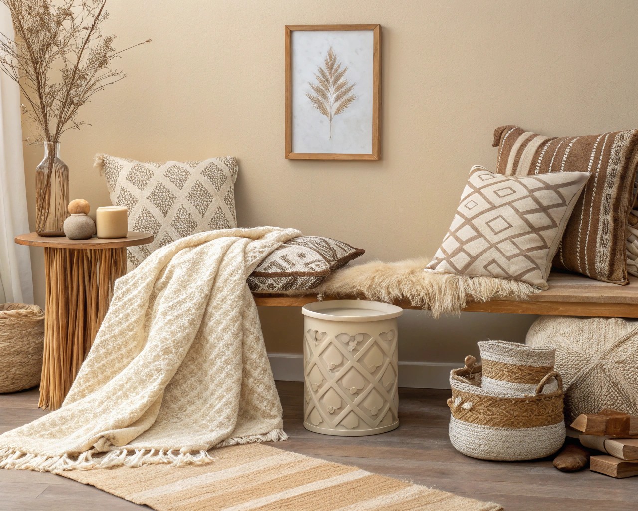 Focusing on texture over color helps integrate diverse style preferences.