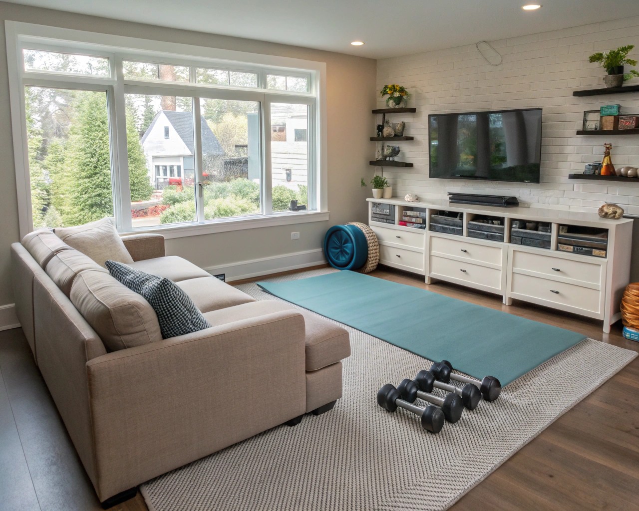 Multi-purpose rooms offer adaptability for various activities and space constraints.