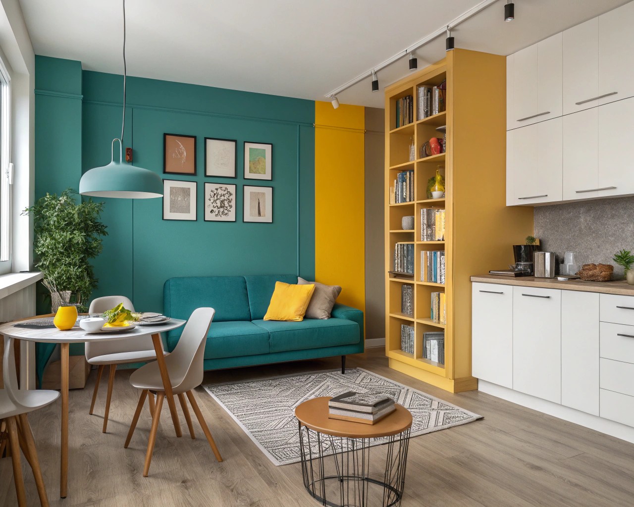 Use color psychology to expand perceived space.