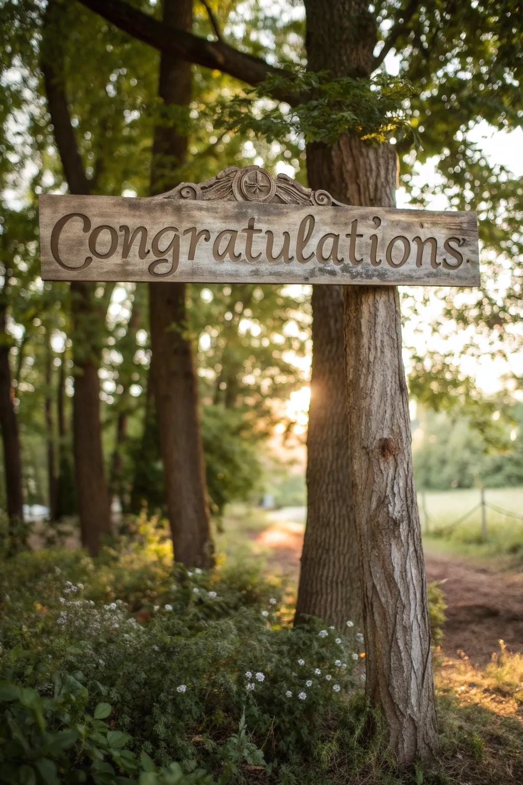 Decorating with Congratulations Signs