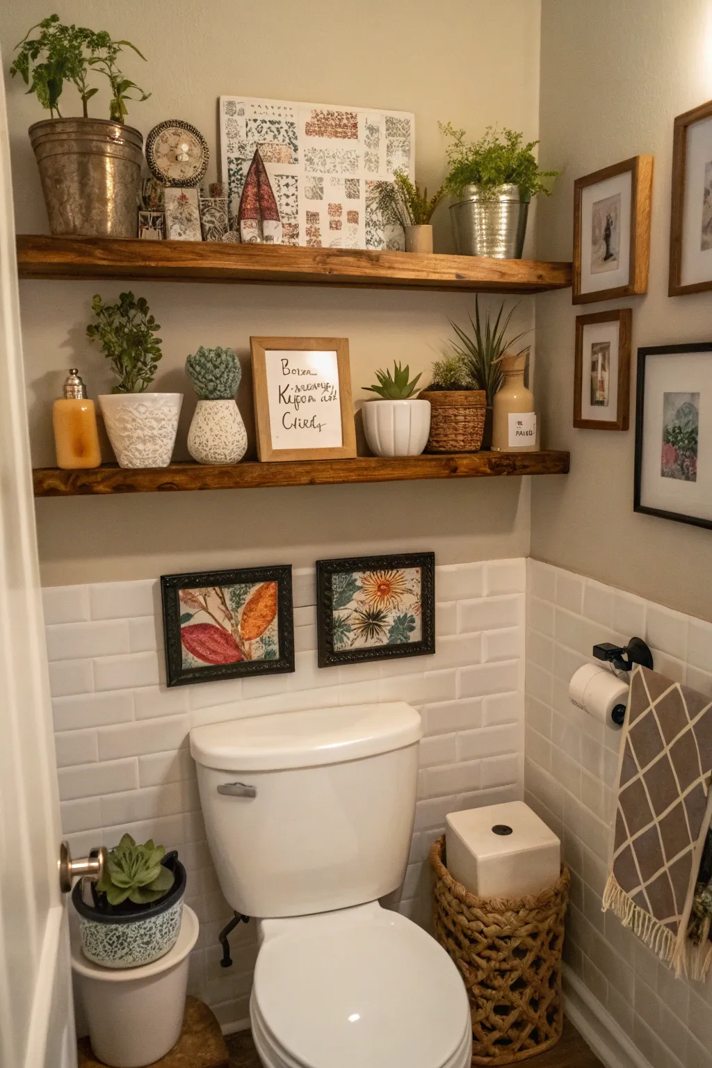 Toilet Top Storage Ideas for Small Bathrooms