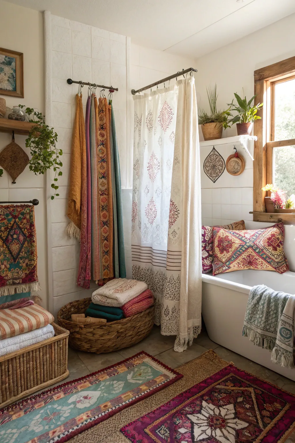 Boho Bath Design Concepts for a Trendy and Inviting Vibe