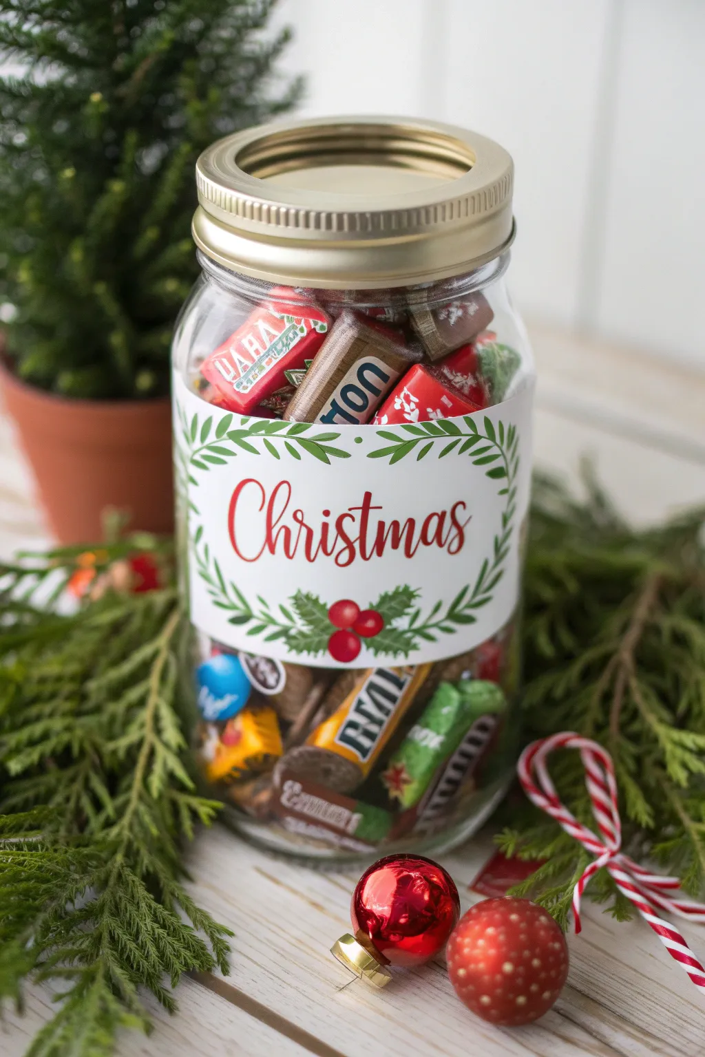 Tasty Christmas Bar Gift Candy Inspirations