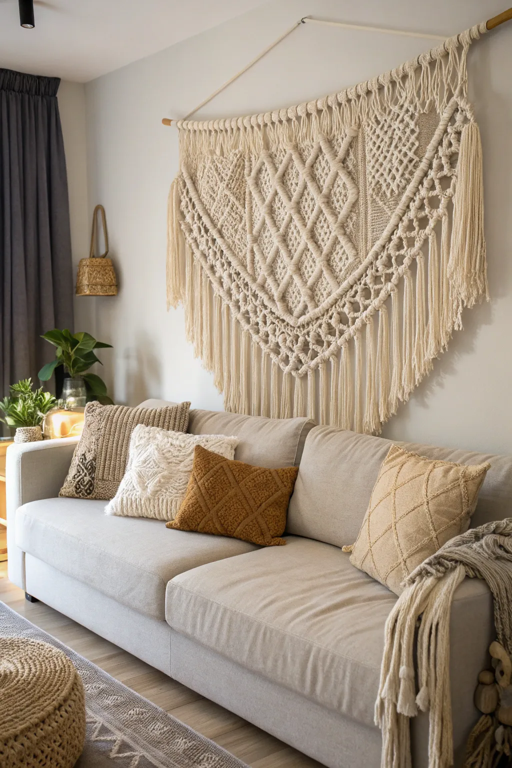 Modern Decor Inspiration for the Area Behind the Couch